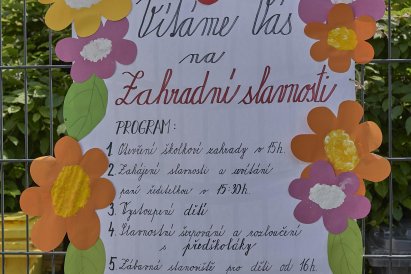 Zahradní slavnost a rozloučení s předškoláčky