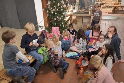 Na vánoční výstavě v Betlémské kapli