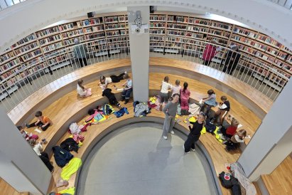 Návštěva knihovny Jezerka - Ovečky