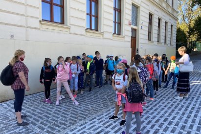 září 2020 - naučná vycházka na Vyšehrad 2. a 3.A