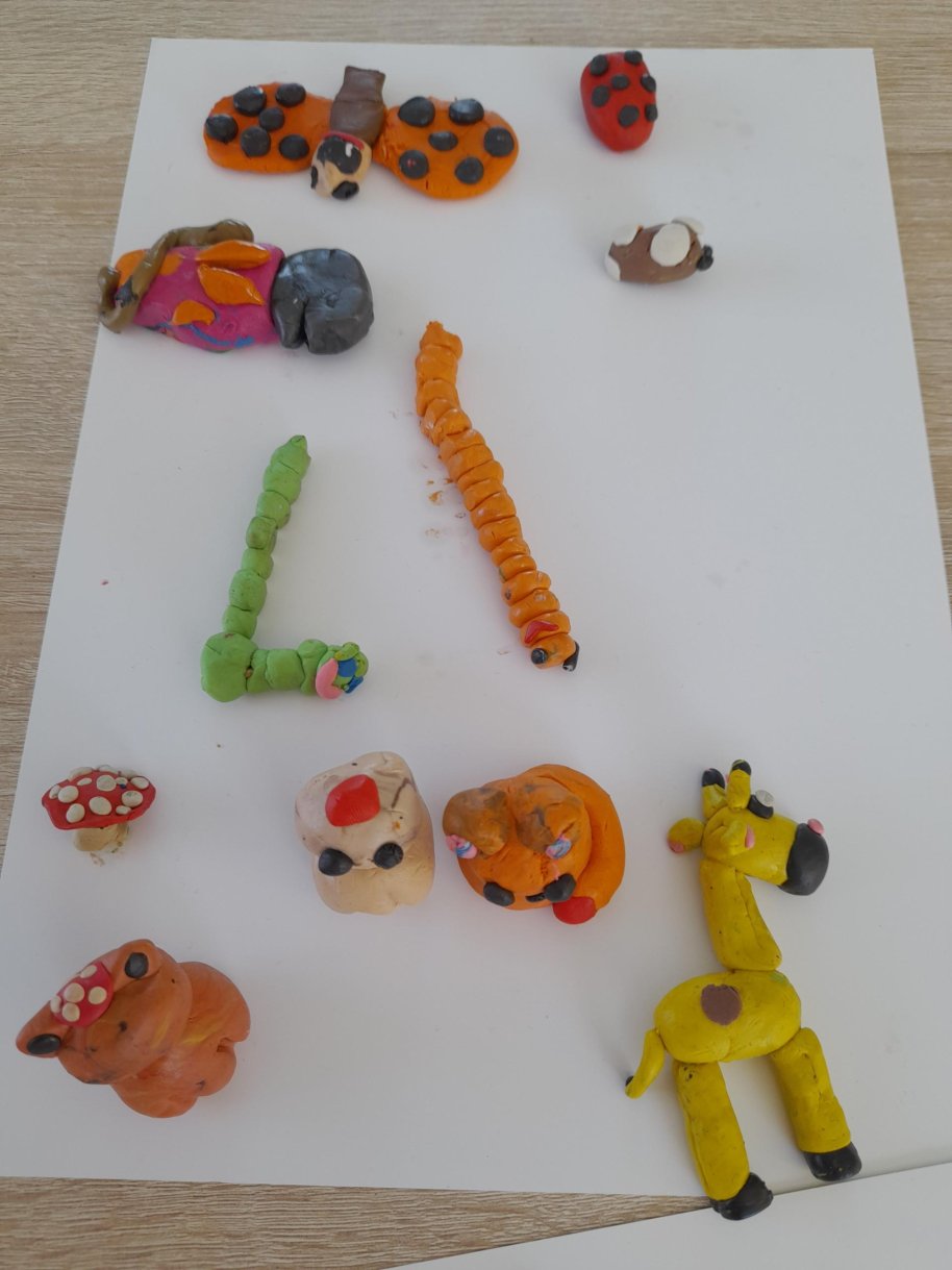 Zvířátka z plastelíny