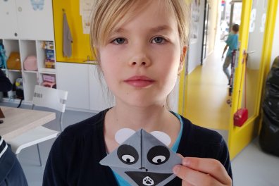 Záložka origami - veselá zvířátka