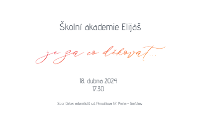 Pozvánka na akademii