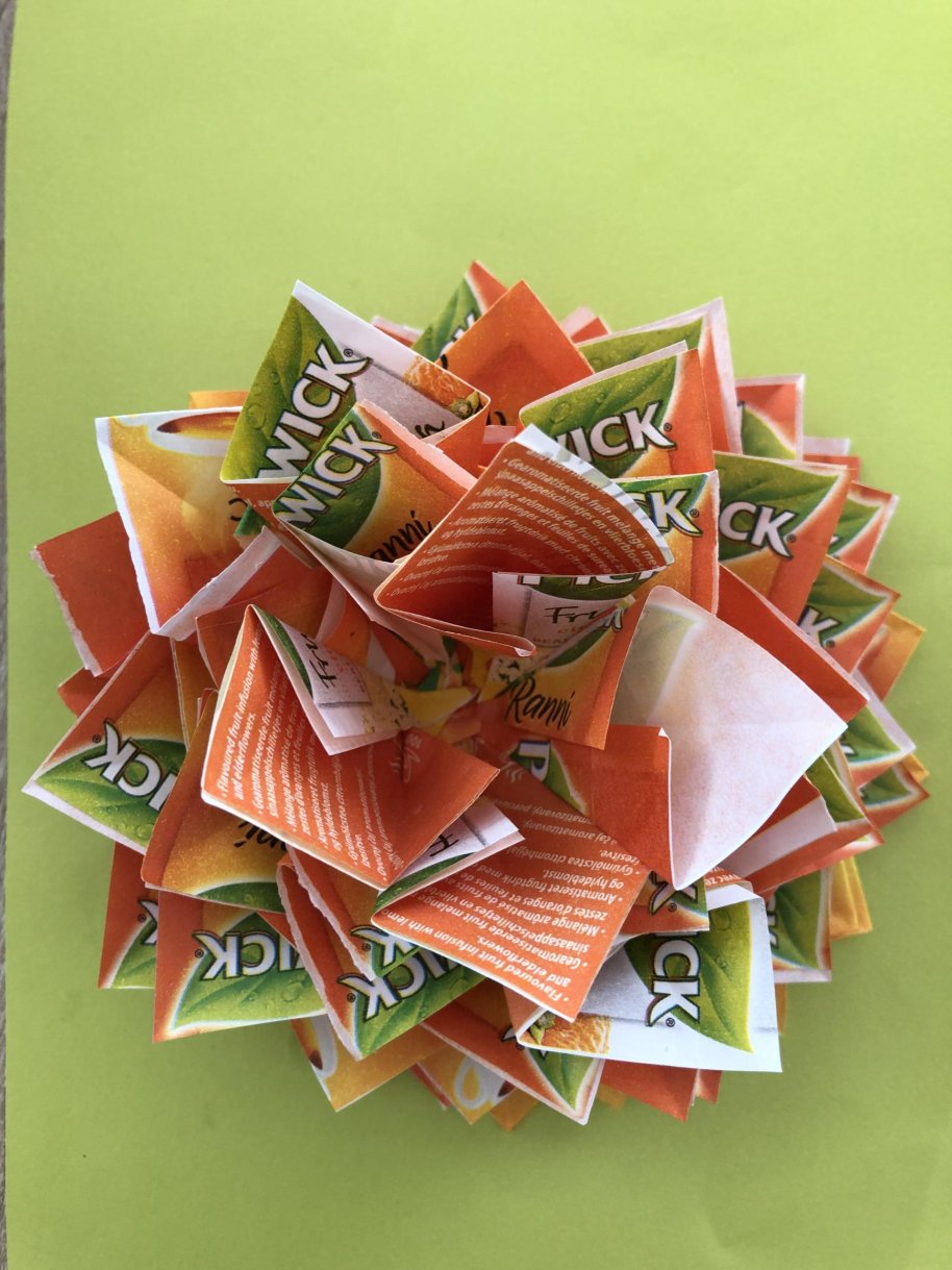 Recyklace 2 - obaly z čajových sáčků