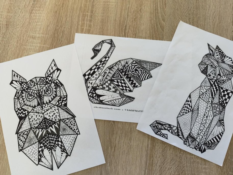 Zentangle vzory
