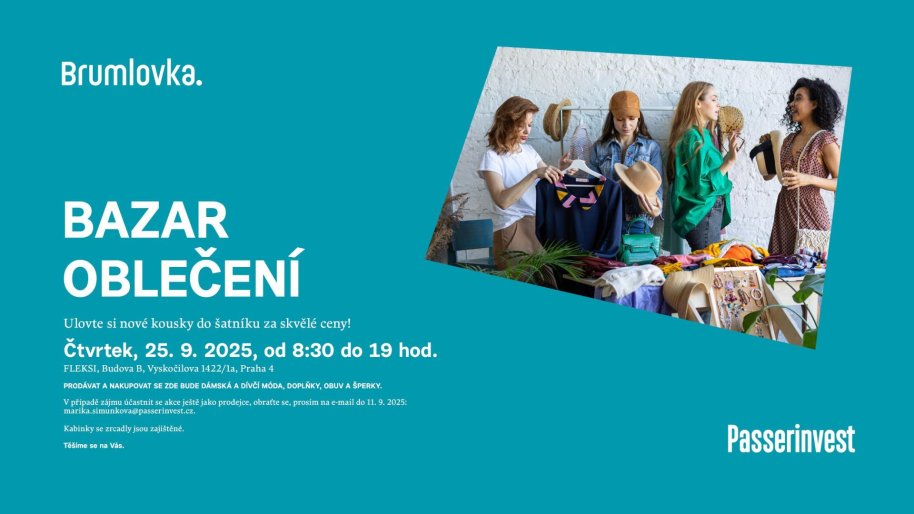 Bazar oblečení ve Flexi - budova B