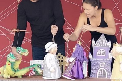 Loutkové představení "Tři pohádky o jednom drakovi"