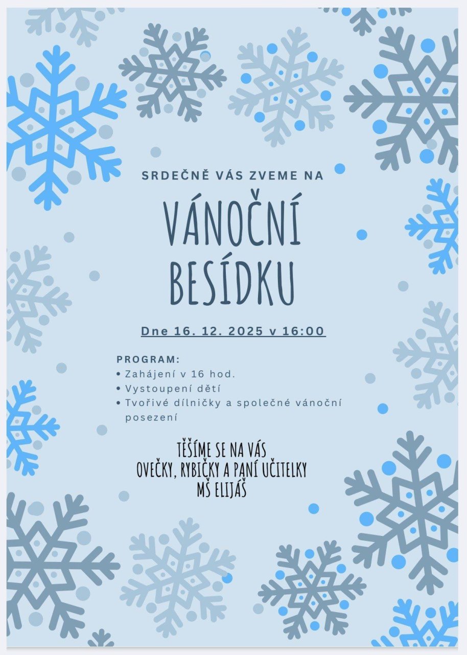 Vánoční besídka 16.12.2025