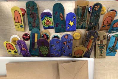 Kastaněty, taštičky a levandulové polštářky